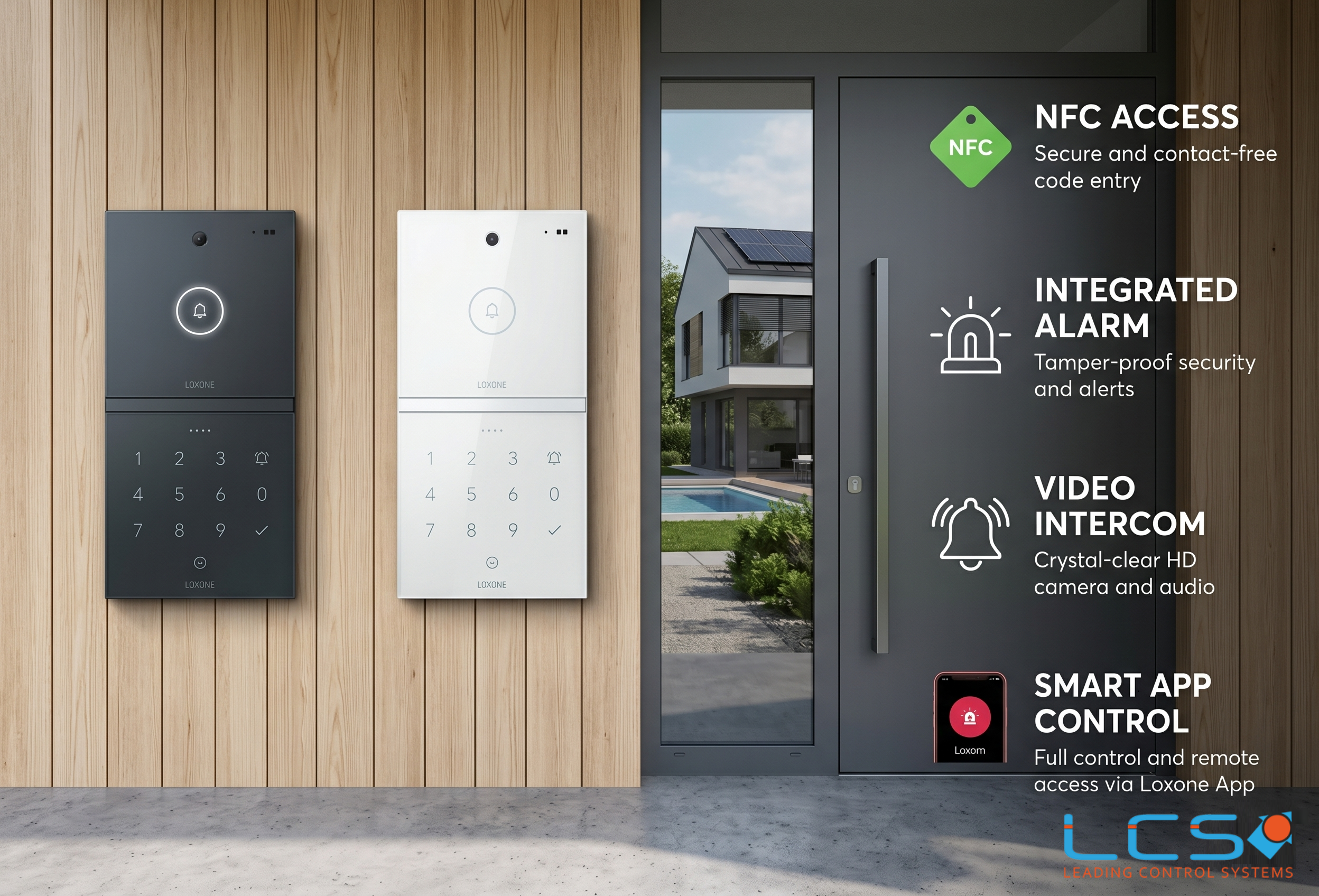 Generated residential access and intercom concept visual