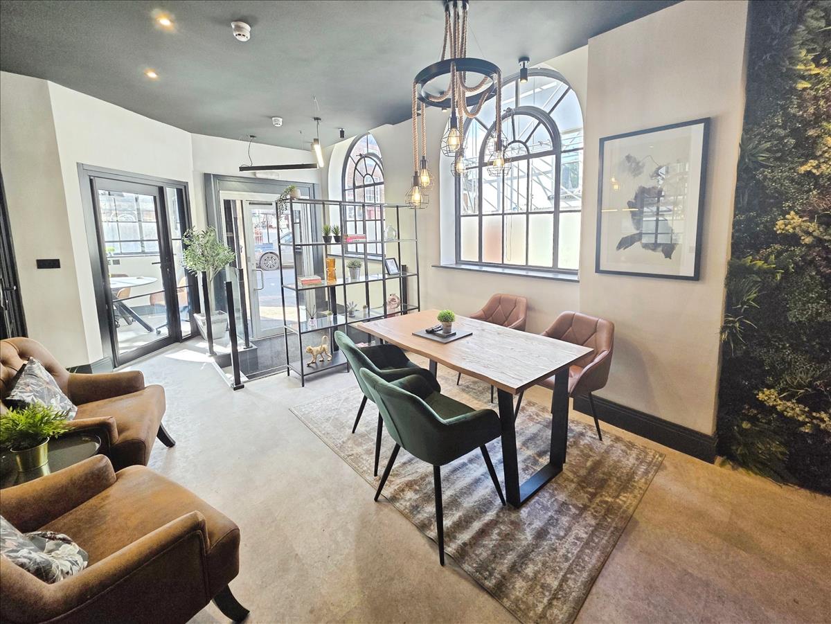 Luxury mixed-use developer skyline visual