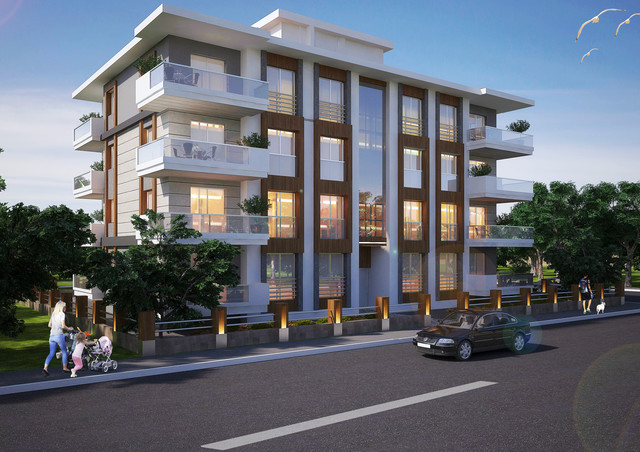 Luxury apartment development concept visual